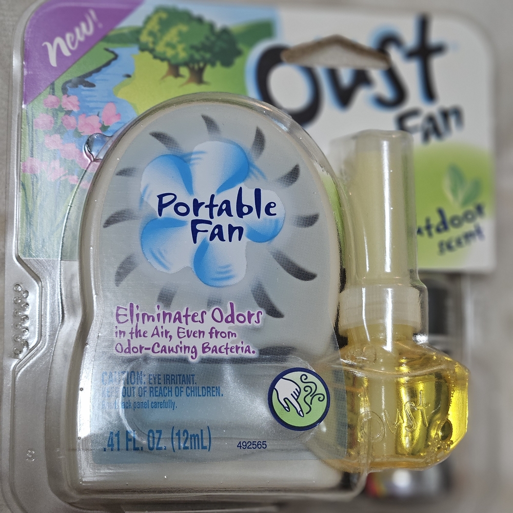 Oust Portable Fan with Odor Eliminator